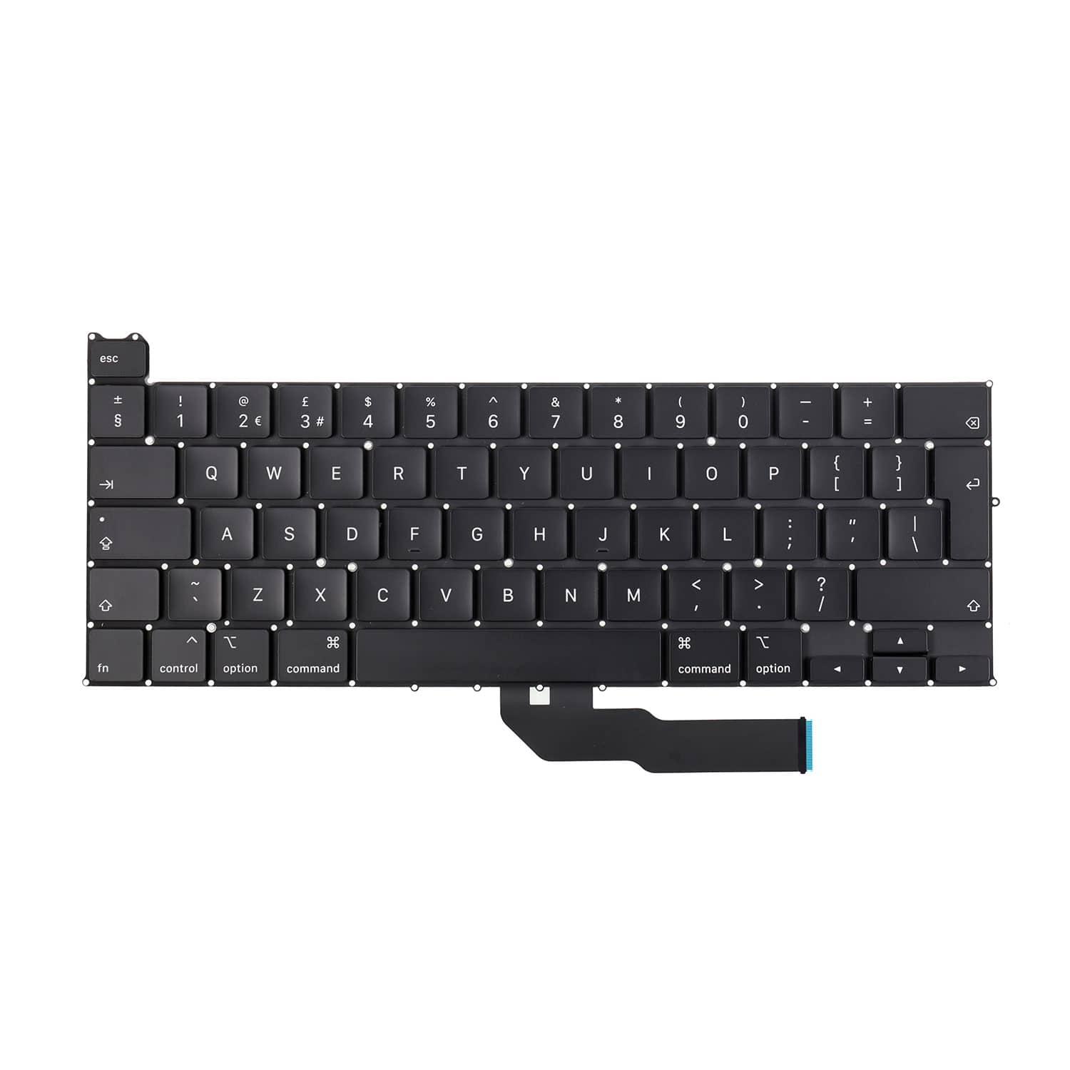 KEYBOARD (UK ENGLISH) FOR MACBOOK PRO RETINA 13" A2251 EARLY 2020