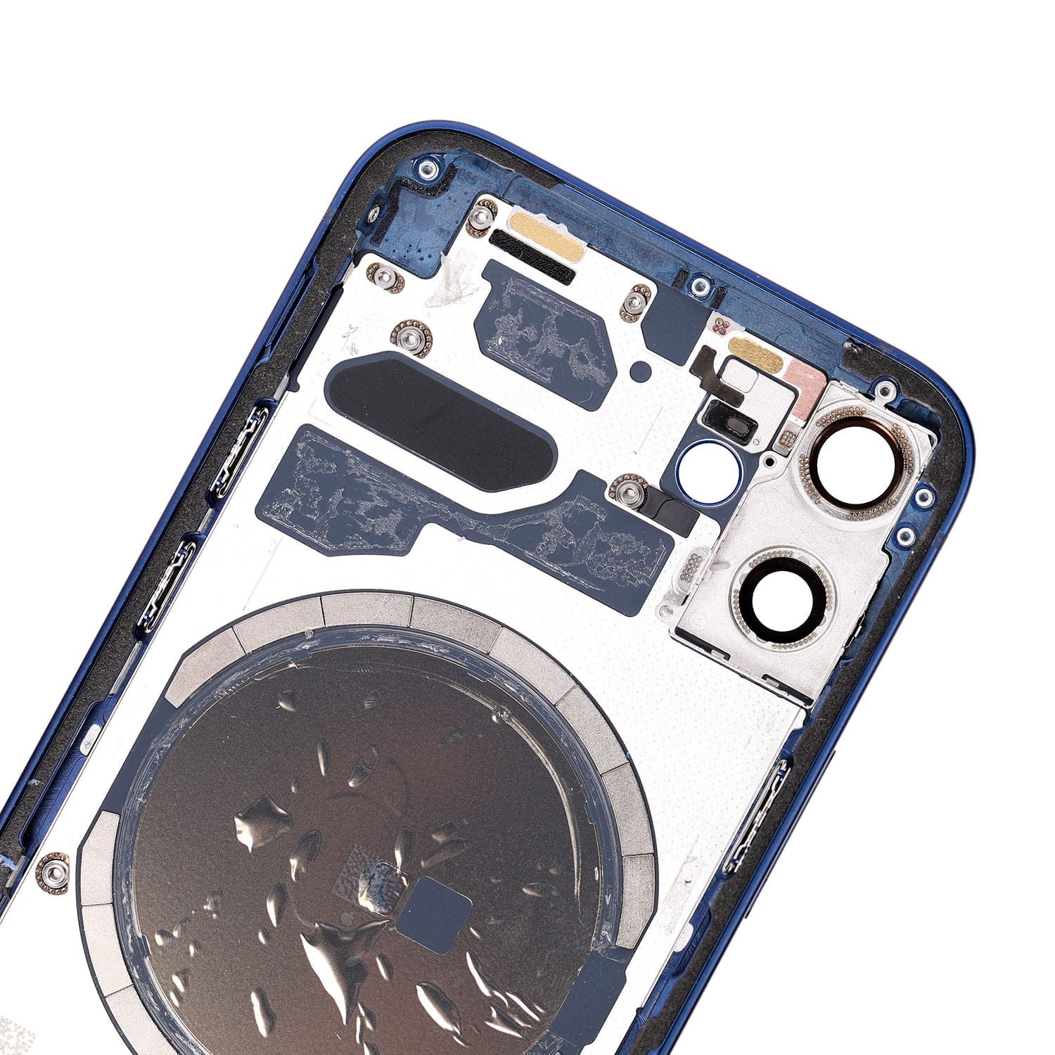 BLUE REAR HOUSING WITH FRAME FOR IPHONE 12 MINI
