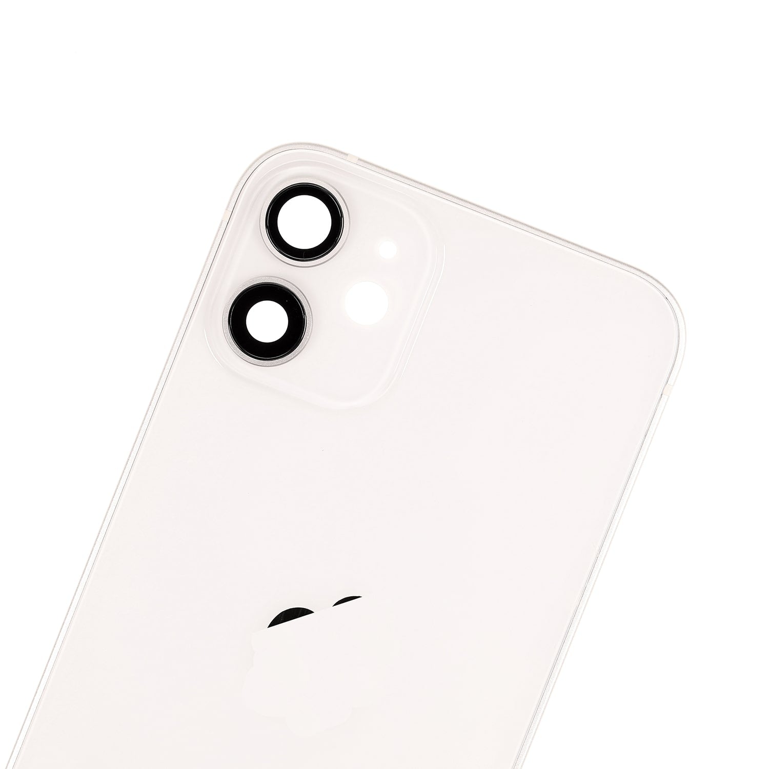 WHITE REAR HOUSING WITH FRAME FOR IPHONE 12 MINI
