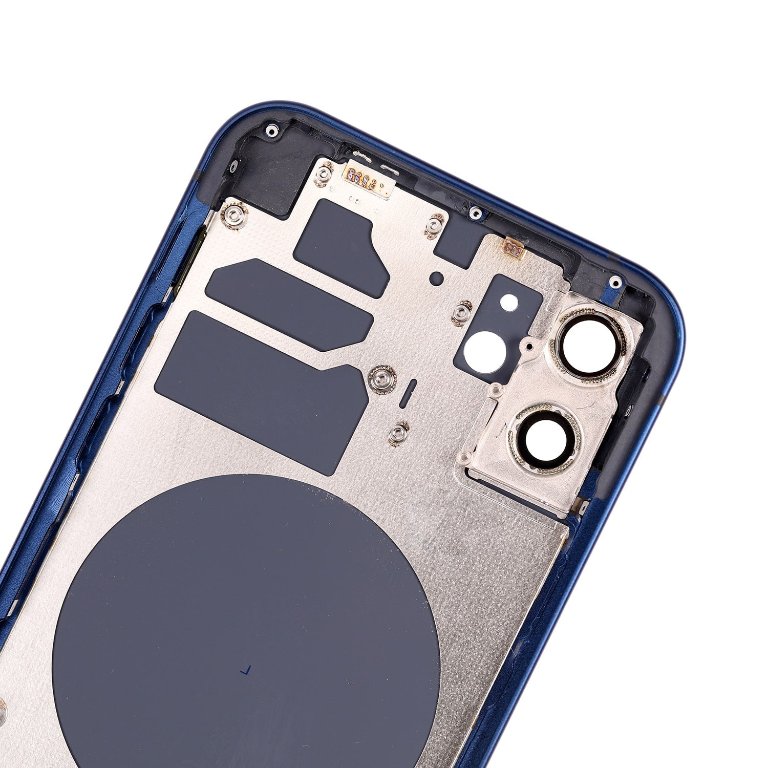 REAR HOUSING WITH FRAME FOR IPHONE 12 - BLUE