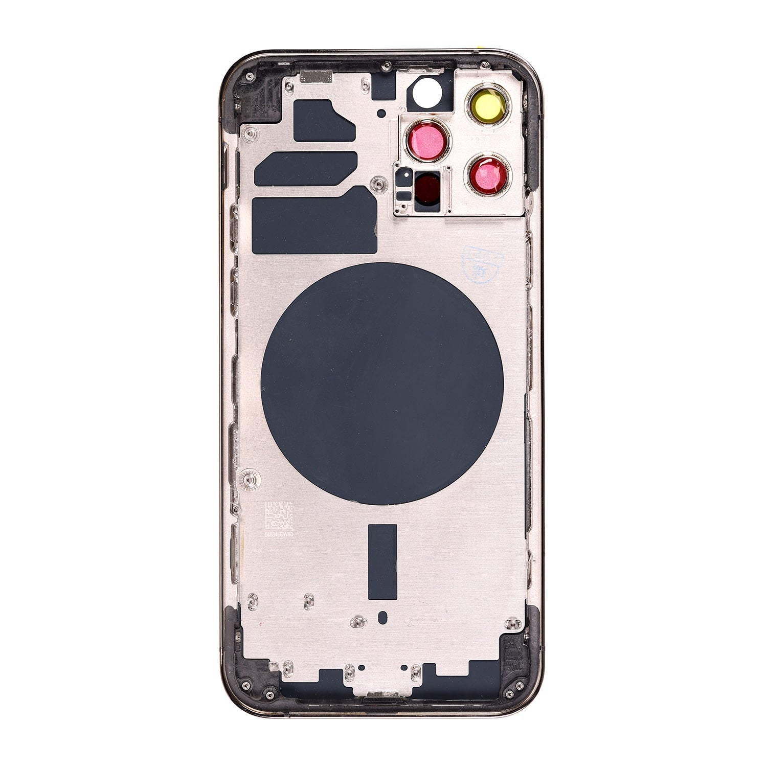 GRAPHITE REAR HOUSING WITH FRAME FOR IPHONE 12 PRO
