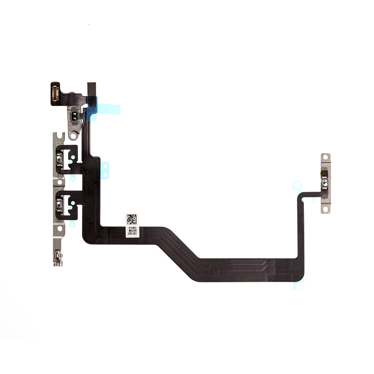 POWER BUTTON FLEX CABLE WITH METAL BRACKET ASSEMBLY FOR IPHONE 12 PRO MAX