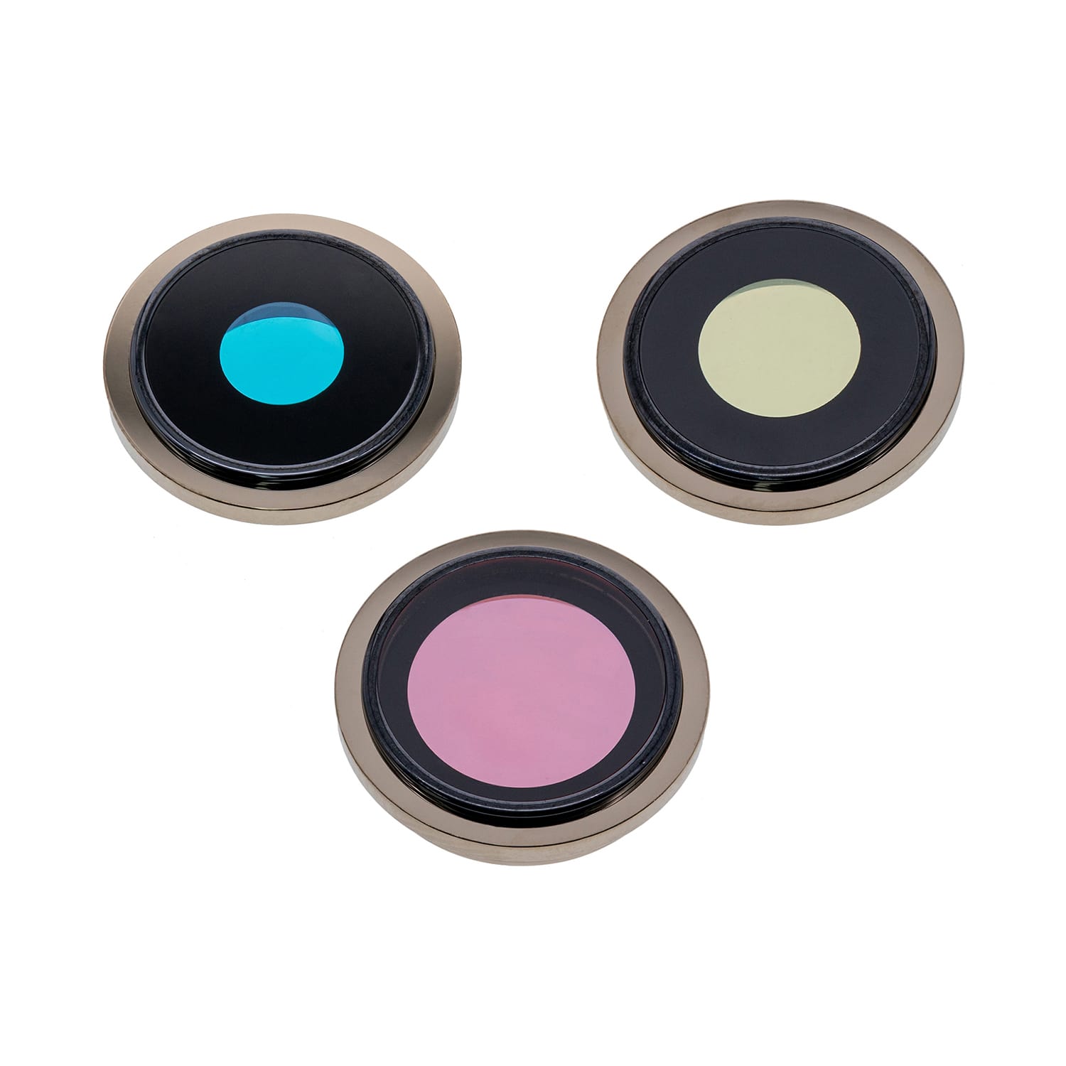 REAR CAMERA HOLDER WITH LENS FOR IPHONE 13 PRO/13 PRO MAX  - GOLD