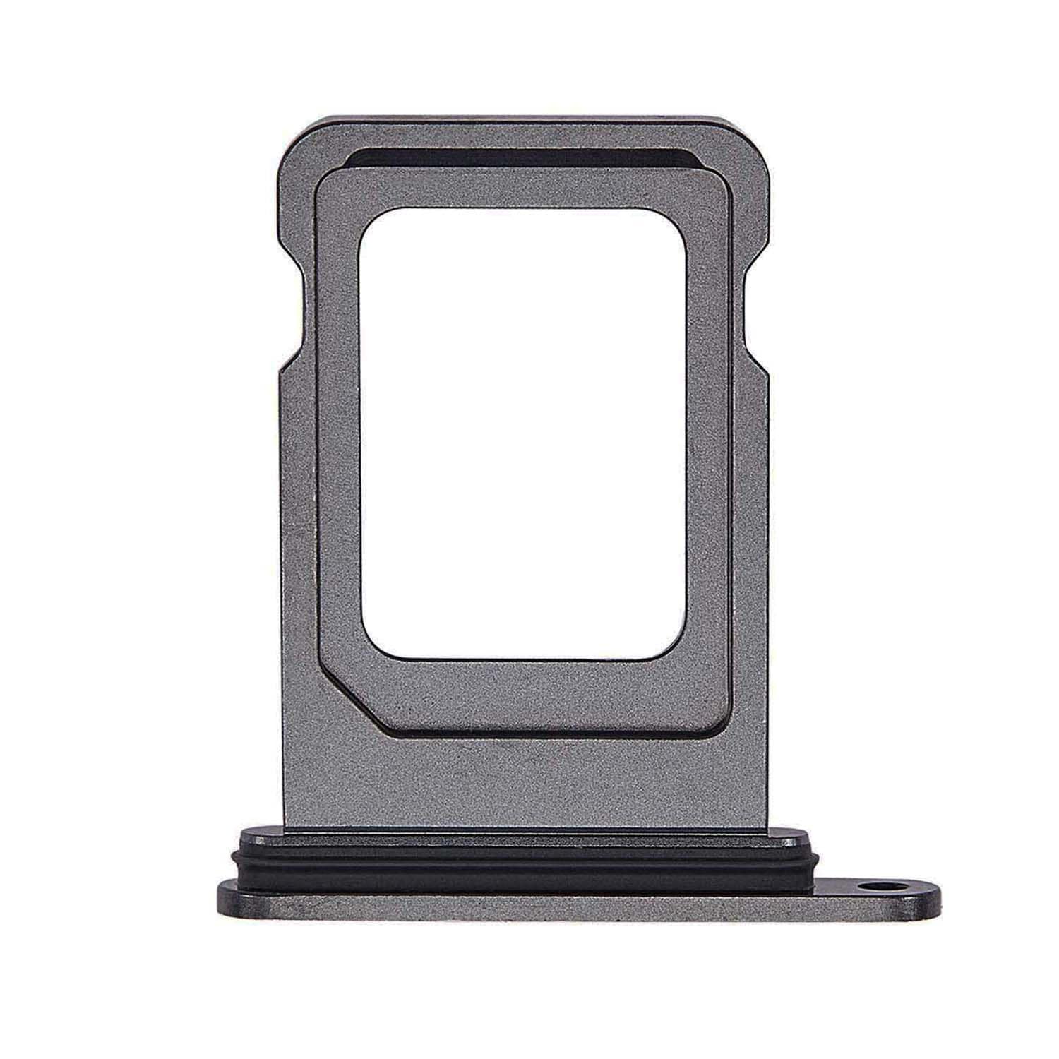 Replacement for iPhone 14/14 Plus Single Sim Card Tray - Black