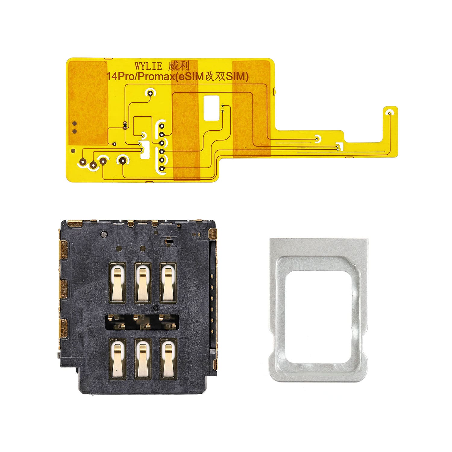 Wylie eSIM to Dual SIM Card Toolkit for iPhone 14 Pro /14 Pro Max