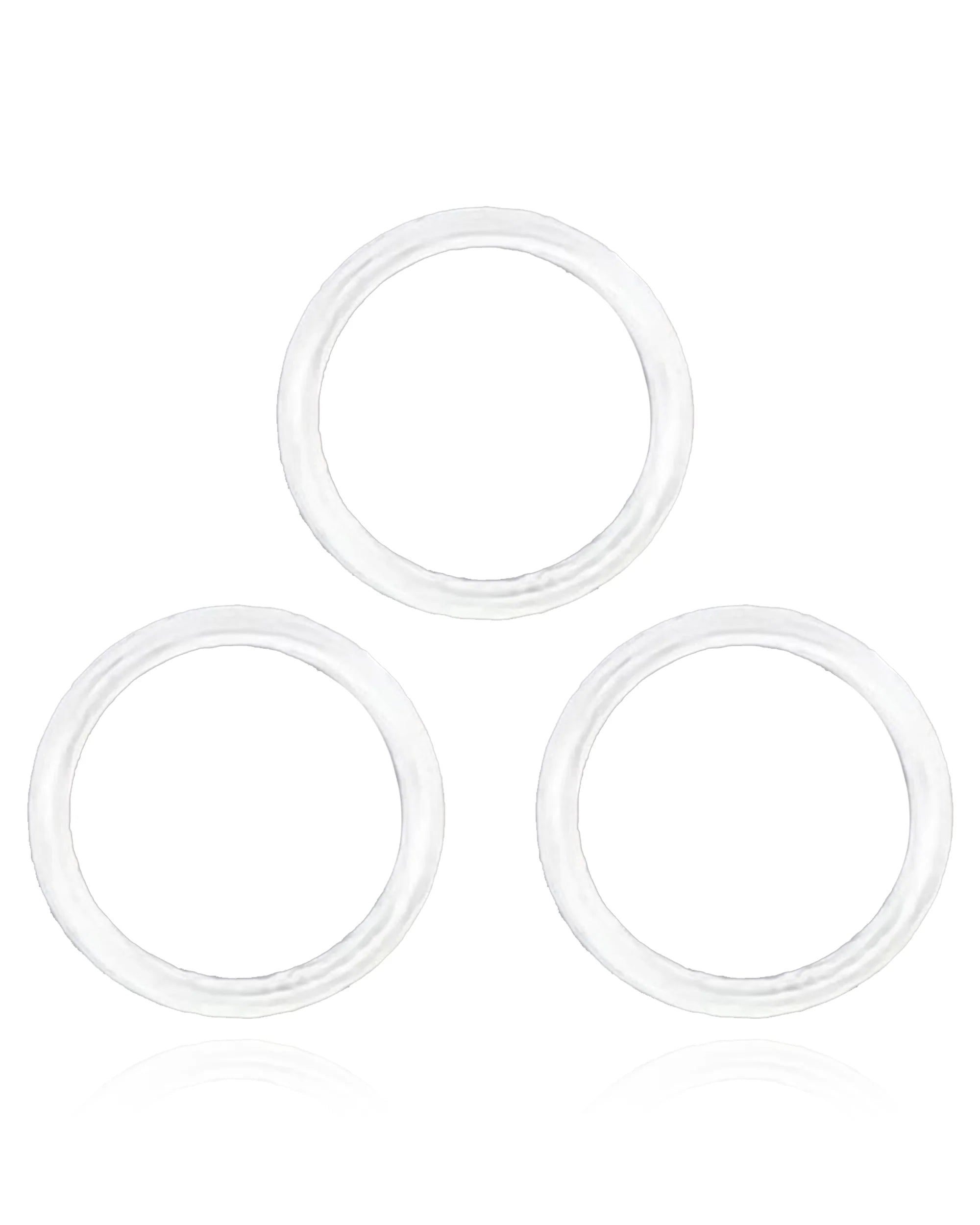 CLEAR - BACK CAMERA LENS O-RING GASKET FOR BACK GLASS LASER IPHONE XR & ABOVE MODELS (100 PACK)