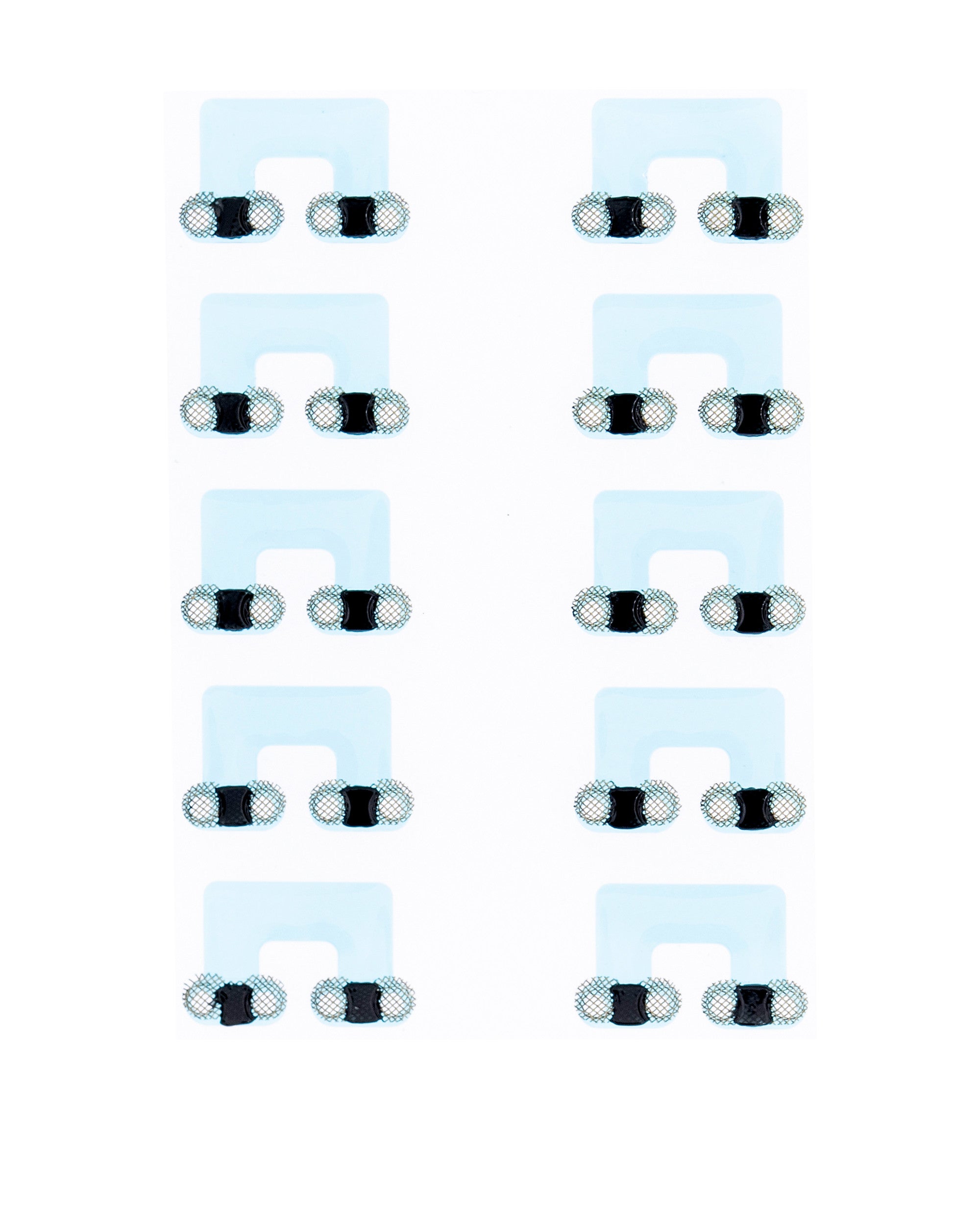 GOLD - LOUDSPEAKER / MIC MESH FOR IPHONE 12 PRO MAX (10 PACK)