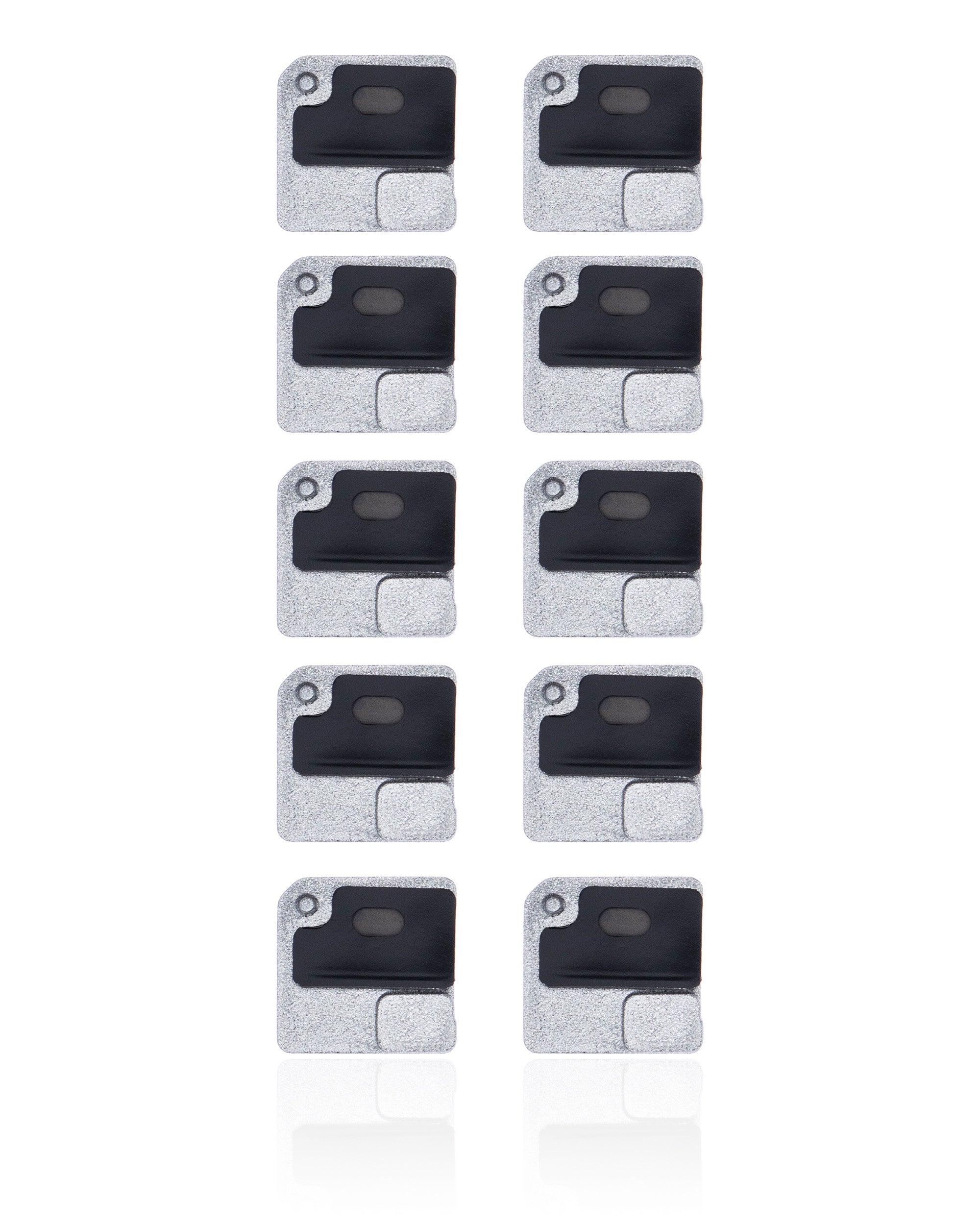 WHITE - FLASH LIGHT / POWER FLEX BRACKET WITH MICROPHONE MESH FOR IPHONE 12 (5 PACK)