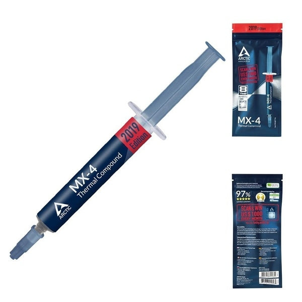 Silver MX-4 Thermal Compound Paste Carbon Based High Performance Heatsink Paste (4g)(Arctic)