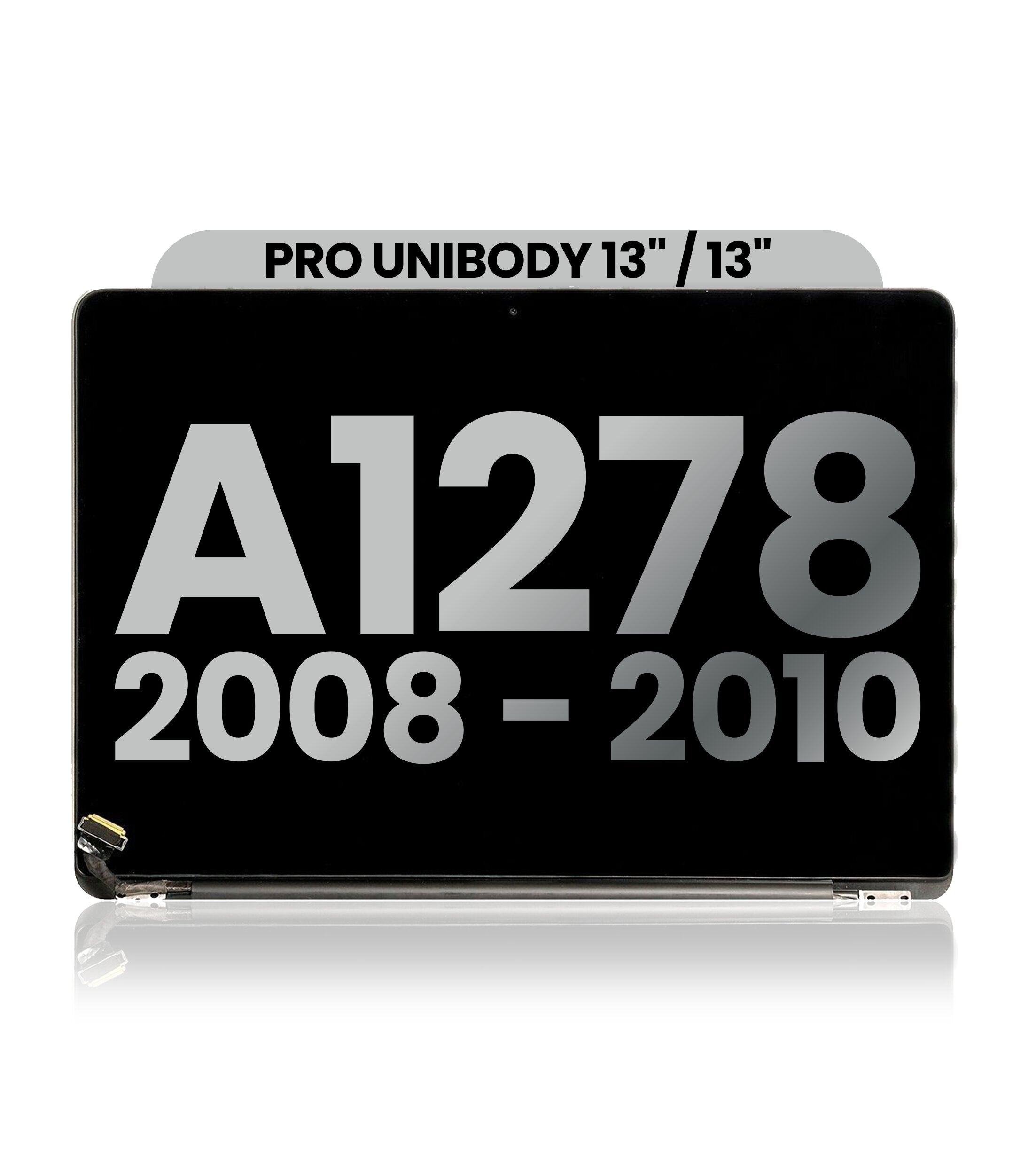 Full Assembly Display for Apple MacBook Pro Unibody 13" (A1278, 2008-2010) - Silver