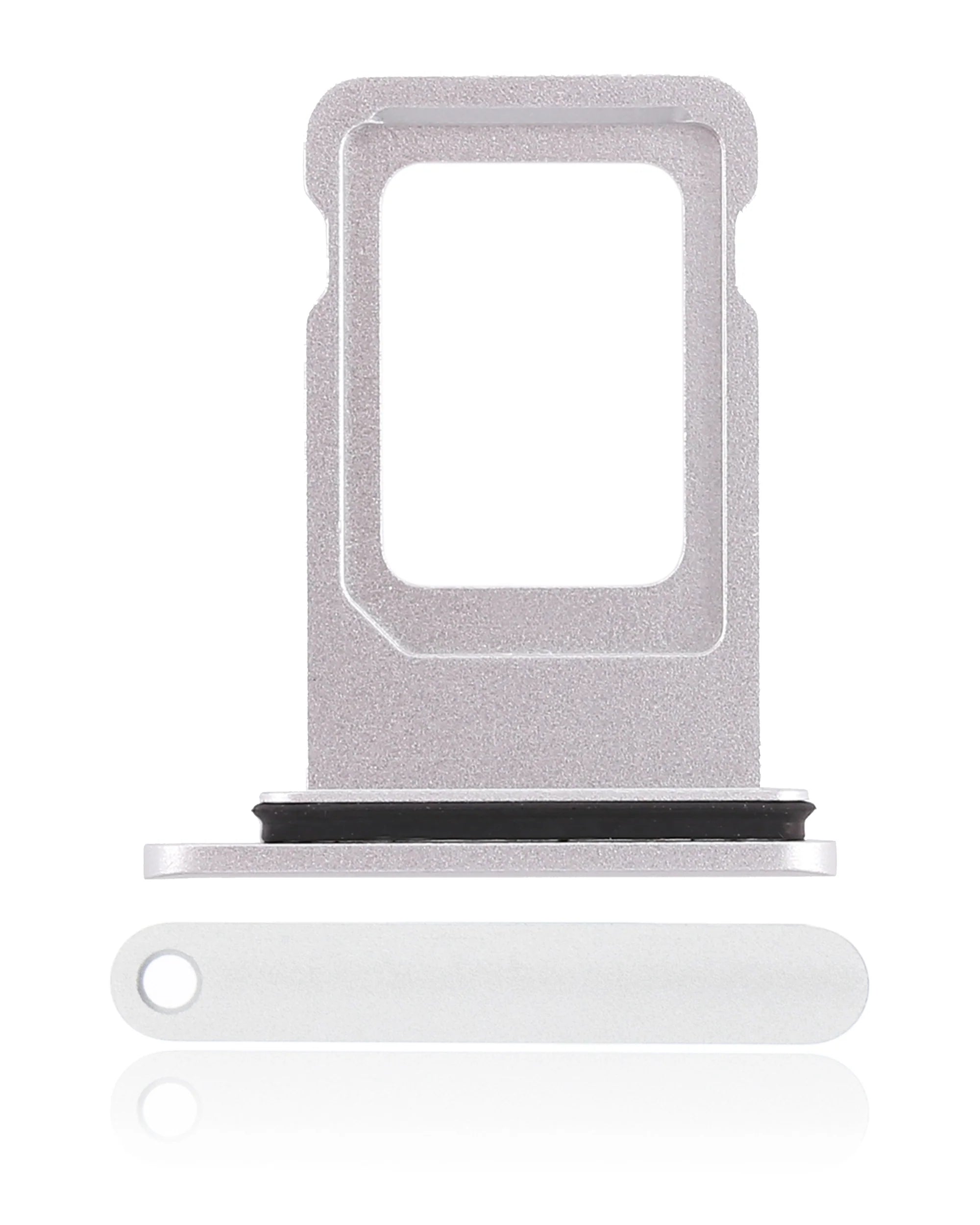 WHITE DUAL SIM CARD TRAY COMPATIBLE WITH IPHONE XR