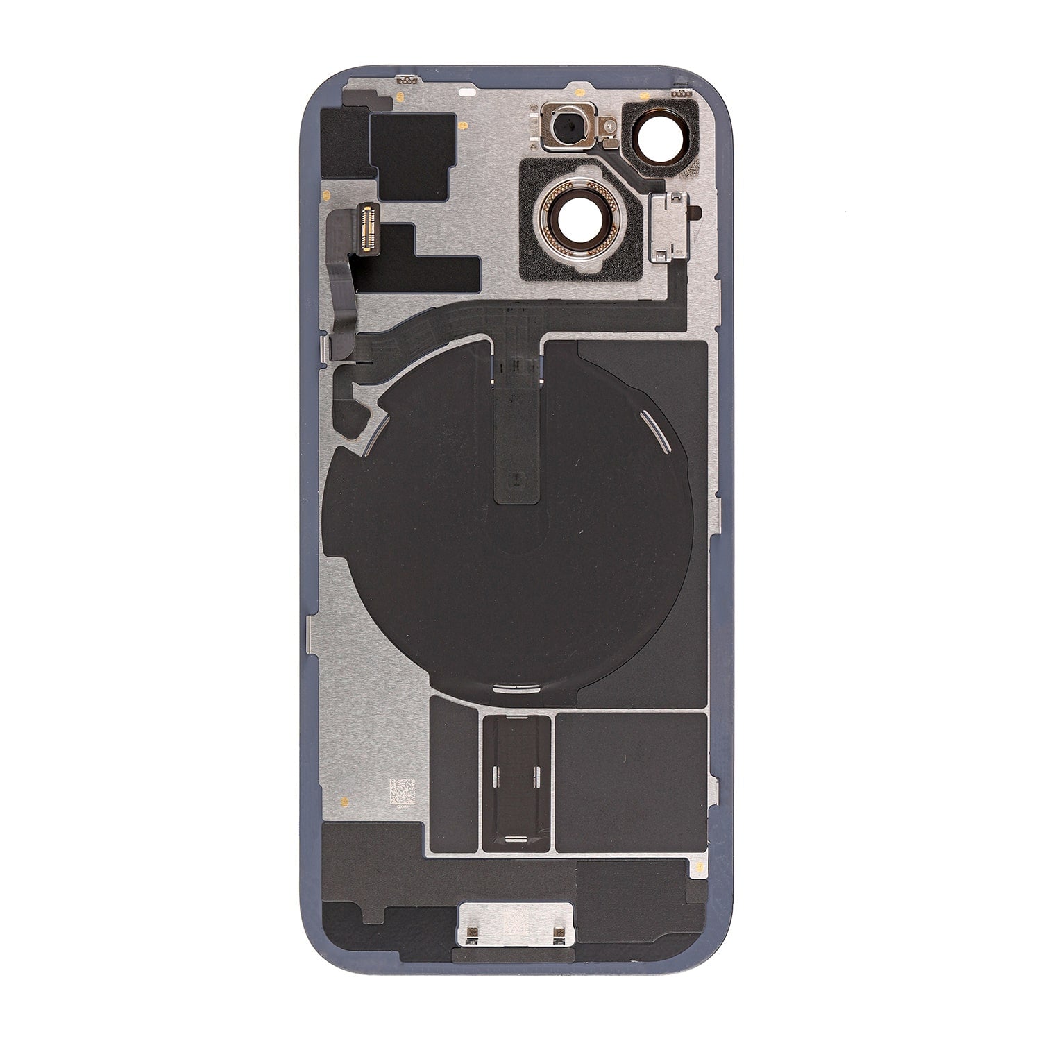 Replacement For iPhone 15 Back Cover Glass With Back Panel Frame-Green