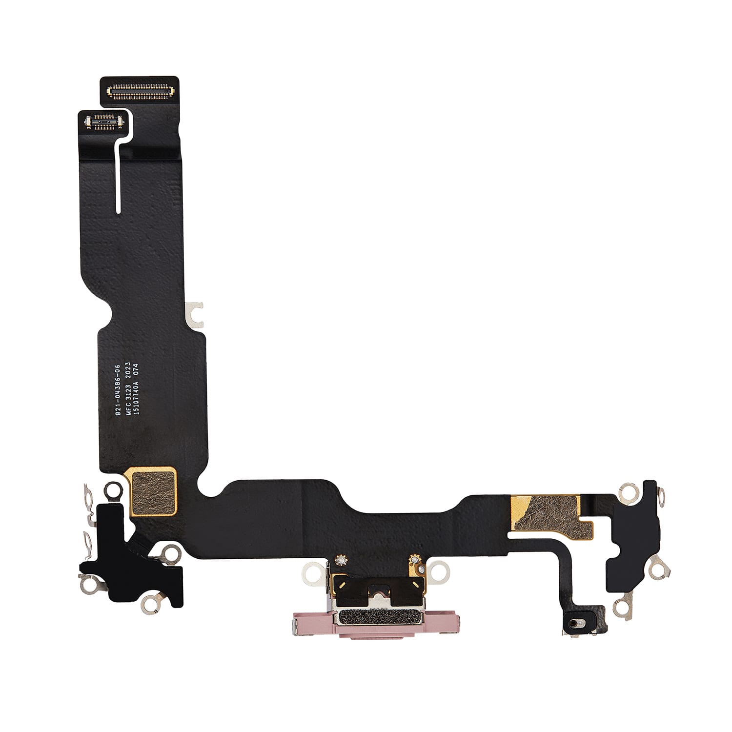 Replacement For iPhone 15 Plus Charging Port Flex Cable-Pink