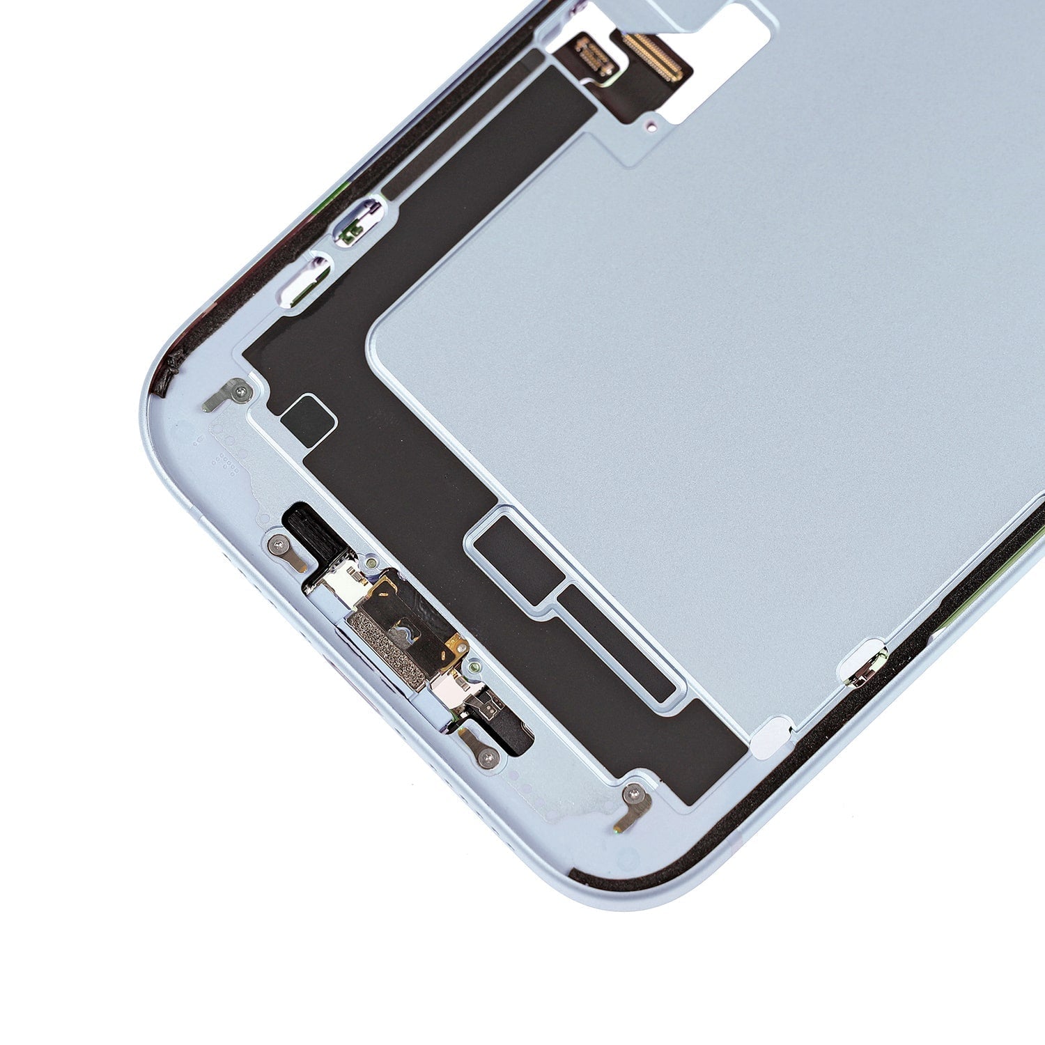 Replacement For iPhone 15 Plus Mid-Housing Frame Assembly-Blue