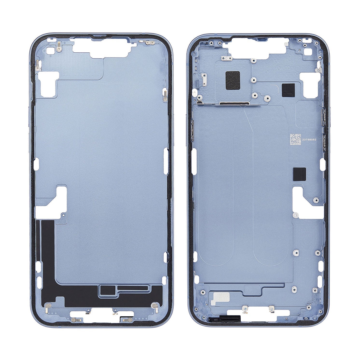 Replacement for iPhone 14 Plus Mid Housing Frame - Blue