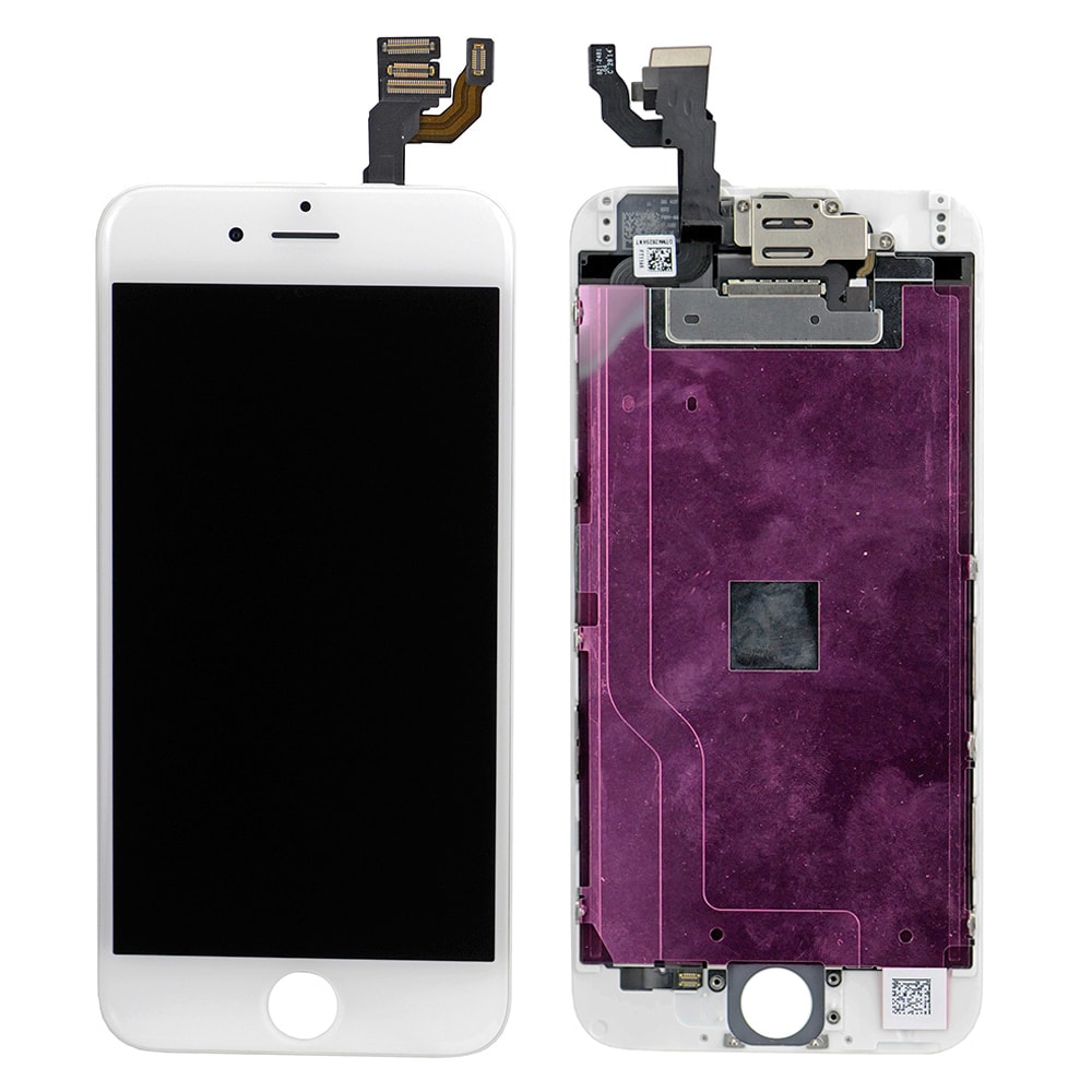 WHITE LCD SCREEN FULL ASSEMBLY WITHOUT HOME BUTTON FOR IPHONE 6