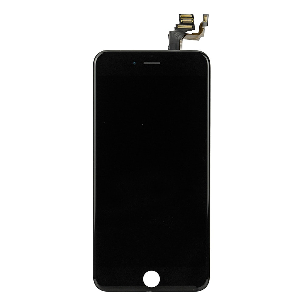 BLACK LCD SCREEN FULL ASSEMBLY WITHOUT HOME BUTTON FOR IPHONE 6 PLUS