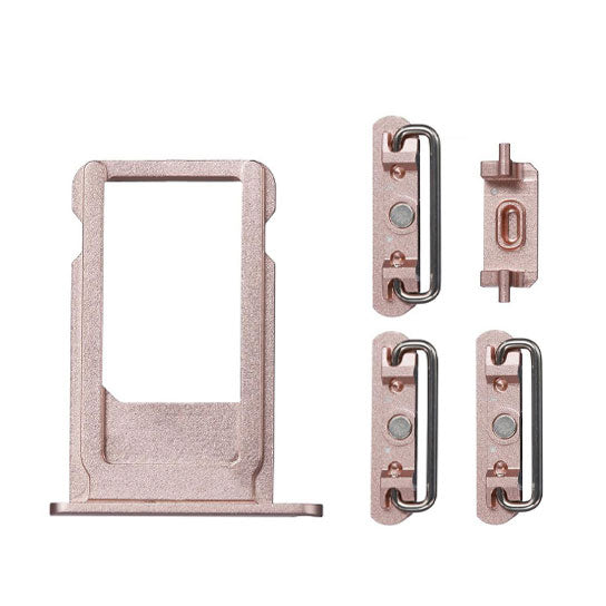 ROSE SIDE BUTTONS SET WITH SIM TRAY FOR IPHONE 6S