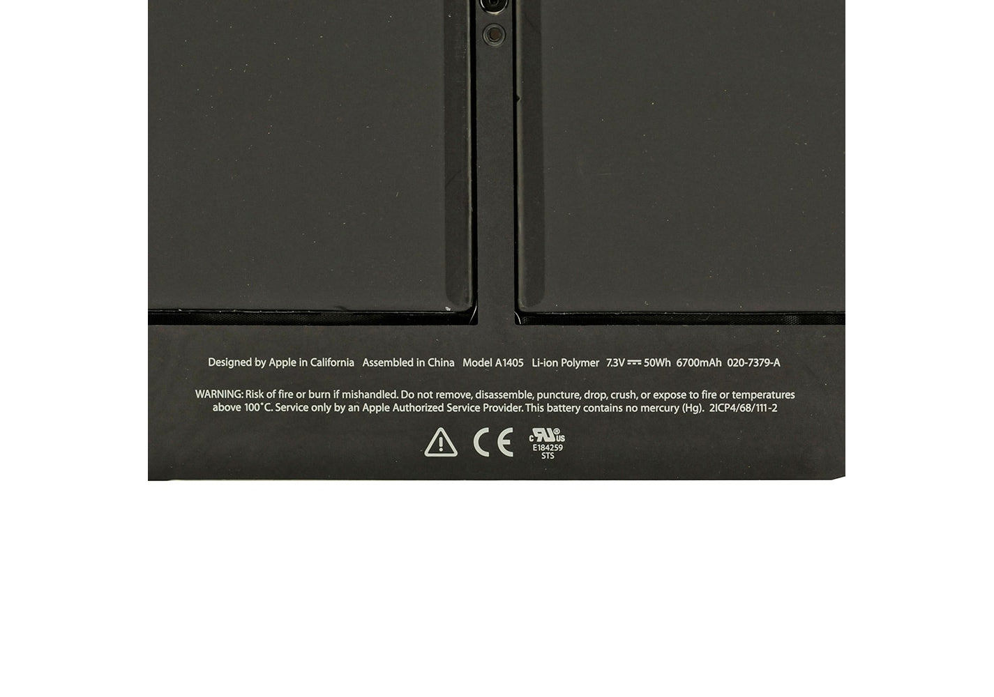 Battery A1405 for MacBook Air 13" A1369 A1466 (Mid 2011-Early 2015)