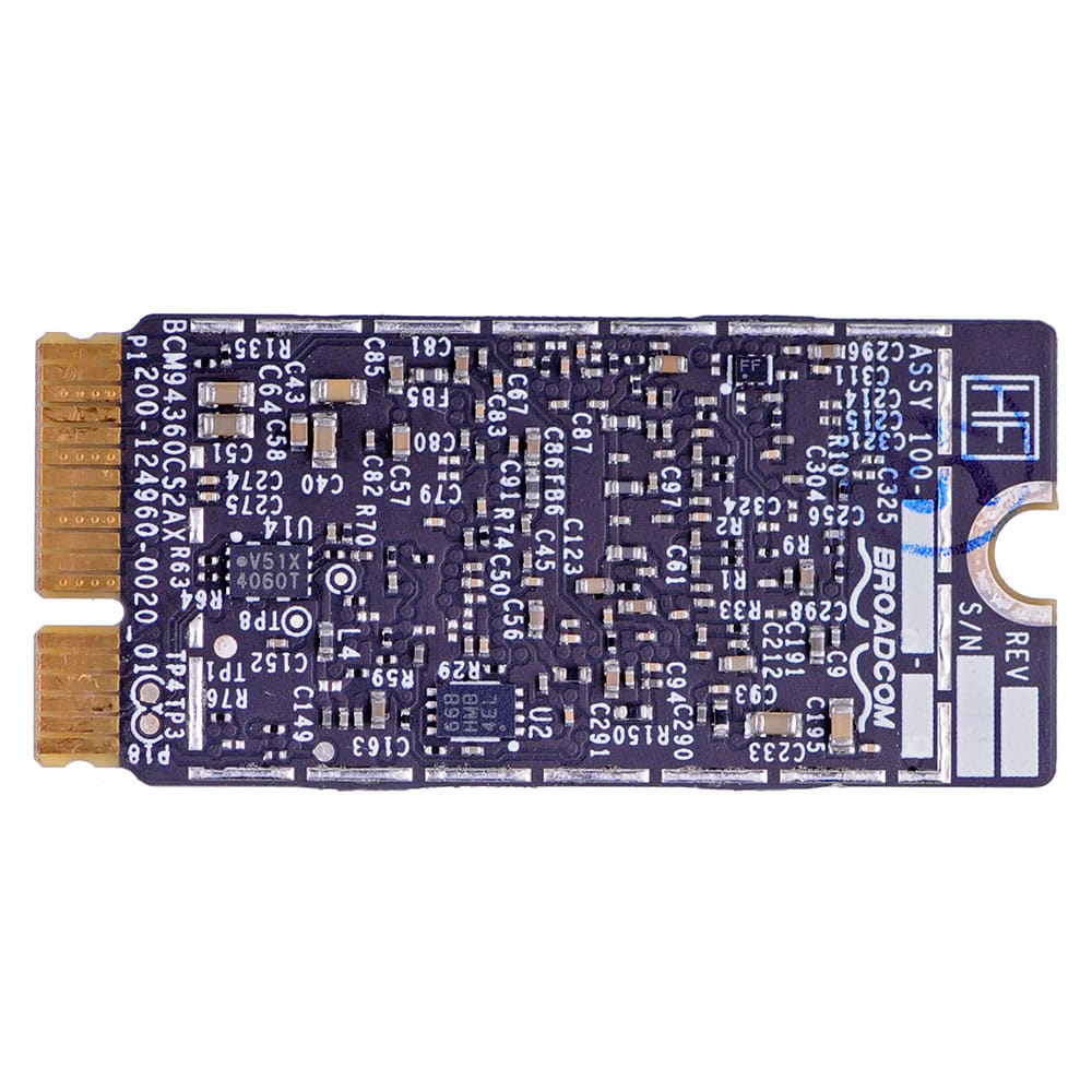 WIFI/BLUETOOTH CARD #BCM94360CS2 FOR MACBOOK AIR A1465 A1466 (LATE 2013,MID 2017)